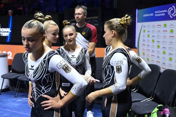 Die deutschen Turnerinnen verpassten in Liverpool das Finale. - © Marijan Murat/dpa