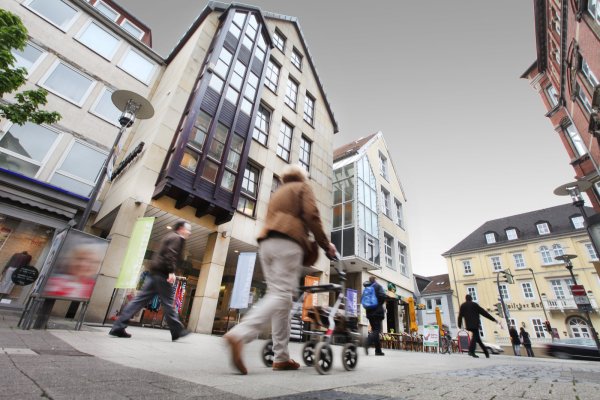 Der Fachausschuss für Stadtentwicklung stellt am Mittwoch die ersten Weichen für die Entwicklung von neuem Einzelhandel am Hornschen Tor. - © Vera Gerstendorf-Welle