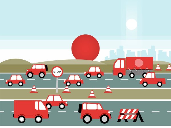 Die Sommerferien starten in den ersten Bundesländern - dadurch steigt am Wochenende die Staugefahr auf den Autobahnen. - © dpa-tmn