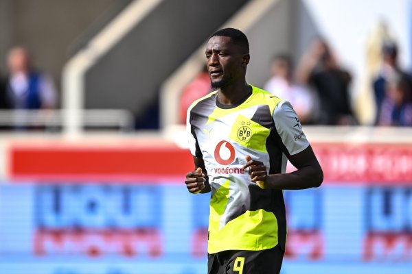 Sehou Guirassy steht dem BVB gegen Bilbao wieder zur Verfügung. - © Harry Langer/dpa