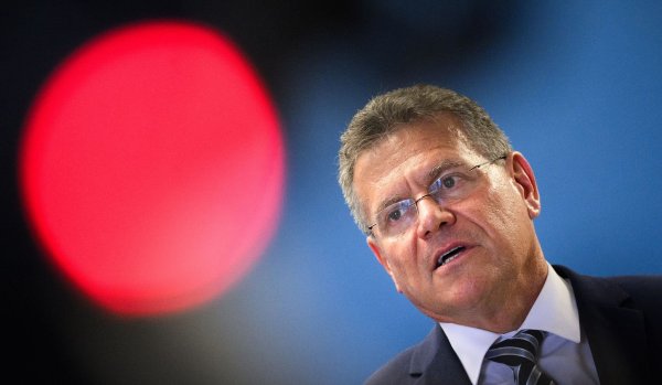 Ist enttäuscht von Trump: EU-Handelskommissar Maros Sefcovic. (Archivbild) - © Bernd von Jutrczenka/dpa