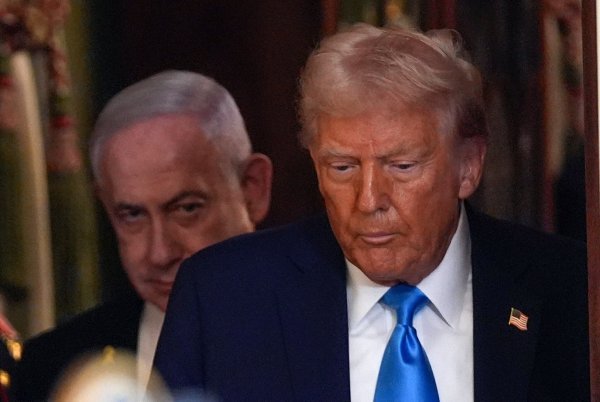 US-Präsident Donald Trump und der israelische Ministerpräsident Benjamin Netanjahu. - © Evan Vucci/AP/dpa