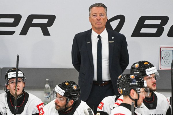Das Perspektivteam der Eishockey-Nationalmannschaft verlor das erste von zwei Testspielen gegen die Slowakei. - © Armin Weigel/dpa