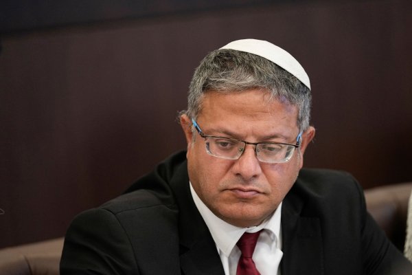 Israels Sicherheitsminister Itamar Ben-Gvir fordert unter anderem die Verhaftung des palästinensischen Präsidenten Mahmud Abbas, sollten die UN Pläne für die Gründung eines palästinensischen Staats vorantreiben. (Archivbild) - © Ohad Zwigenberg/AP Pool/dpa