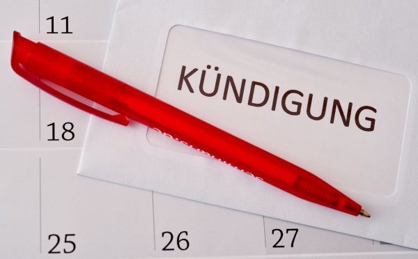 Kündigungsschreiben - © Foto: Patrick Pleul/dpa-Zentralbild/dpa-tmn