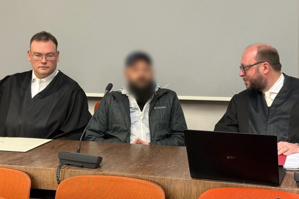 Im Oberlandesgericht München ging es um Spionage und Kämpfe in der Ostukraine. - © Elke Richter/dpa