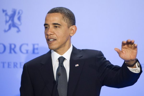 Friedensnobelpreis an Obama - © Foto: Hakon Mosvold Larsen/epa Scanpix Norge/dpa