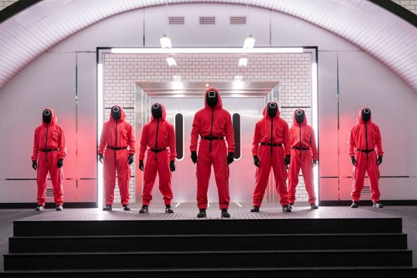 In «Squid Game: The Challenge» geht es um ein Preisgeld von 4,56 Millionen Dollar. - © Pete Dadds/Netflix/dpa