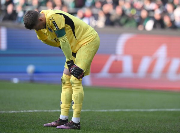 Jonas Omlin fällt in Gladbach vorerst aus. - © Carmen Jaspersen/dpa