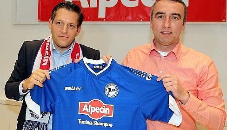 Alpecin auf Arminias Brust - © Arminia