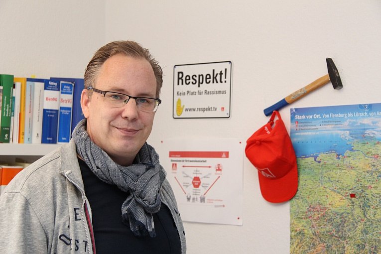 Salewski am Ruder
