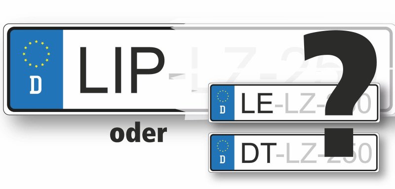 Kommen die alten Auto-Kennzeichen für den Kreis zurück? | Lokale Nachrichten aus Lippe - LZ.de