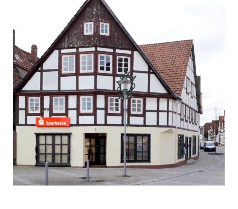 Die Sparkasse Lügde zieht vorrübergehend um Lokale Nachrichten aus