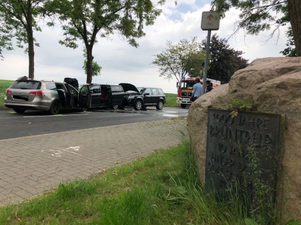 Unfall bei Brüntrup. - © Niklas Böhmer