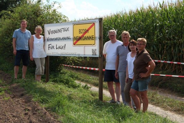 Thomas Hattermann, Renate Wedegärtner, Thomas Möller, Volker Schubach, Ingrid Winter und Ute Hameier (von links) von der Bürgerinitiative. - © privat