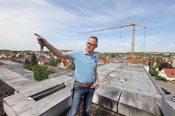 Ab Frühjahr 2017 sollen die Rettungshelikopter auf dem Dach des Nordflügels am Klinikum Lippe in Detmold landen und starten. - © Vera Gerstendorf-Welle(LZ)