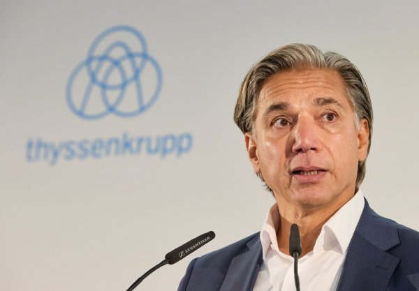 Damit Zement «grün» wird: Die Thyssenkrupp-Tochter Polysius liefert zwei CO2-Abscheideanlagen für ein Zementwerk in Griechenland. - © Georg Wendt/dpa