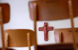 In Paderborn ein aktuelles Konfliktfeld, nachdem eine Schule ein muslimisches Kind abgelehnt hat. - © FOTO: DPA