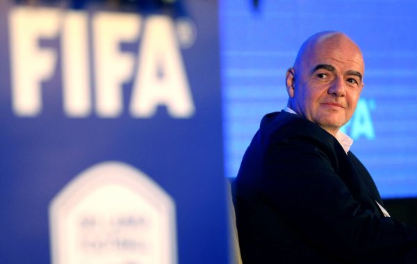 FIFA-Präsident Infantino - © Foto: Pradeep Dambarage/ZUMA Press Wire/dpa/Archivbild