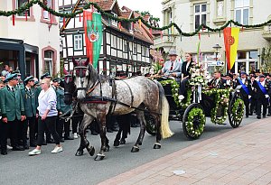 Sch&uuml;tzenfest-Sonntag in Blomberg