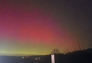 Polarlichter &uuml;ber Lippe