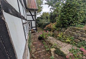 Garten der Familie Weigel in Lage-Heiden