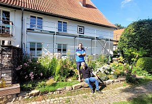 Wohnen im Denkmal: So leben die Rischs am Liemer Turmhof