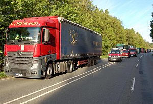 Unfall auf der B1