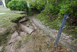 Starkregen über Lippe