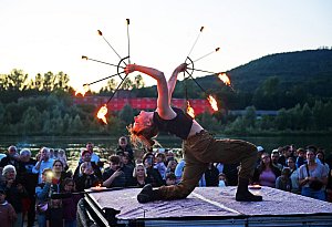 Schiedersee in Flammen