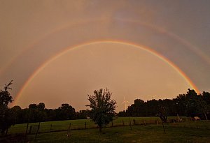 Regenbogen &uuml;ber Lippe