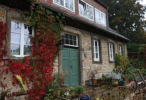 Blick in die Alte Mühle in Heiligenkirchen