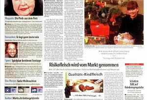 Die LZ-Weihnachtsausgabe vom 24.12.2000