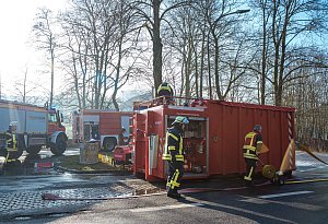 Ponyhof brennt in Kalletal