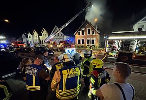 Wohnhaus-Brand in Lage