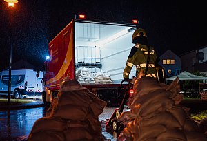 Unwetter: Feuerwehreinsatz in Leopoldstal