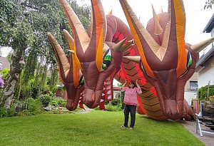 Rolf Zimmermann baut Drachen f&uuml;r Kunden in der ganzen Welt