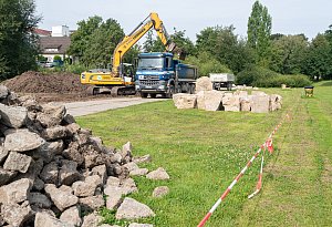 Paderborn: Arbeiten am Paderauenpark