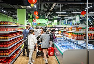 Bielefeld: Bilder aus dem neuen Supermarkt "Go Asia" im Shoppingcenter "Loom"