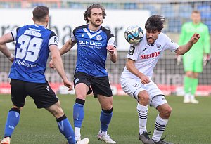 Mael Corboz mit Arminia gegen Verl