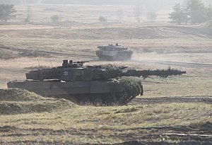 40 Jahre im Dienst: Kampfpanzer Leopard in Augustdorf