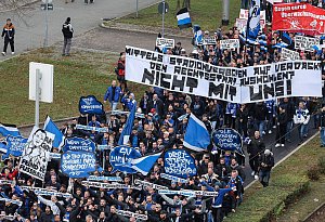 Fandemo in Leipzig - Der Fußball ist sicher - 1 - IMAGO/osnapix
