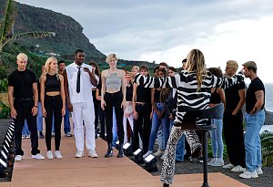 GNTM-Kandidat Marvin aus Bielefeld in Action