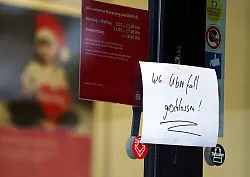 Die Sparkassenfiliale an der Buschkampstra&szlig;e ist seit dem &Uuml;berfall geschlossen. - &copy; FOTO: Wolfgang Rudolf