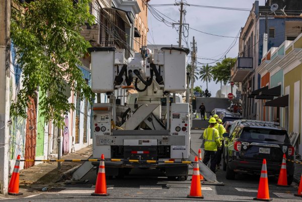 Fast 90 Prozent der Kunden haben keinen Strom. (Archivbild) - © Alejandro Granadillo/AP