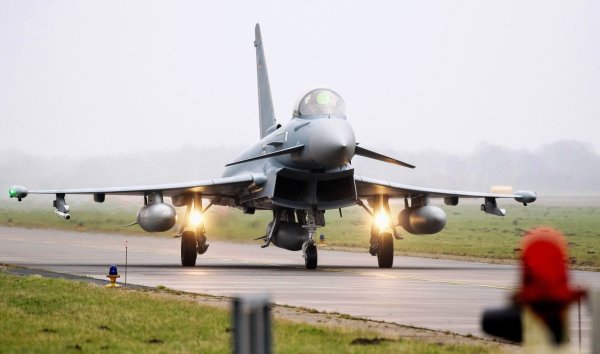 Der Eurofighter wurde gemeinsam von Deutschland, Großbritannien, Spanien und Italien entwickelt. (Symbolfoto) - © Hauke-Christian Dittrich/dpa