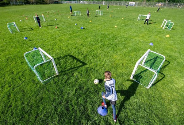 Die geplante Nachwuchsreform im Deutschen Fußball-Bund stößt auf teils heftige Kritik. - © Robert Michael/dpa-Zentralbild/dpa