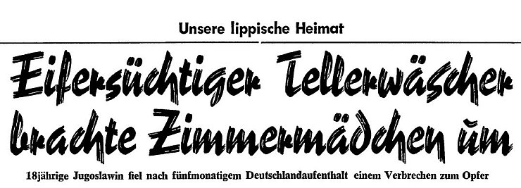So titelte die Lippische Landes-Zeitung in ihrer Ausgabe vom 5. März 1970. Die Nachricht hatte sich bereits wie ein Lauffeuer verbreitet, heißt es in dem Bericht. - © LZ-Archiv