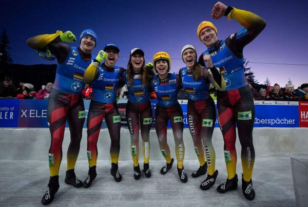 Goldrausch in Whistler: Rodel-Team mit überragender Medaillenbilanz. - © DARRYL DYCK/The Canadian Press/AP/dpa