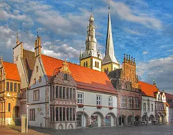 Die "Alte Hansestadt" Lemgo hat einen besonders gut erhaltenen Stadtkern, der vom Reichtum vergangener Tage zeugt. - &copy; neufal54/ Pixabay